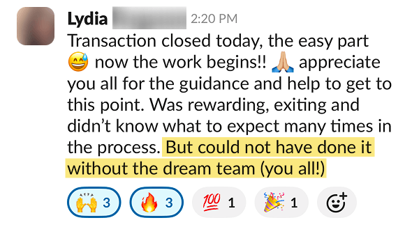 Lydia testimonial Lydia testimonial