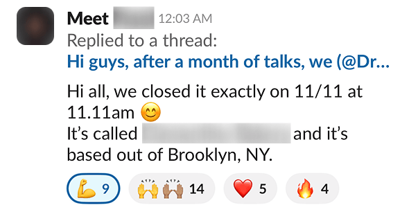 Meet testimonial Meet testimonial