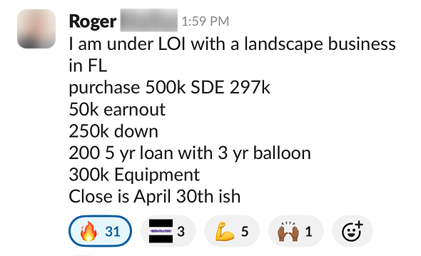 Roger testimonial Roger testimonial