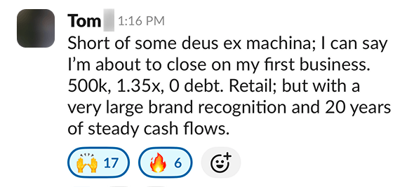 Tom testimonial Tom testimonial