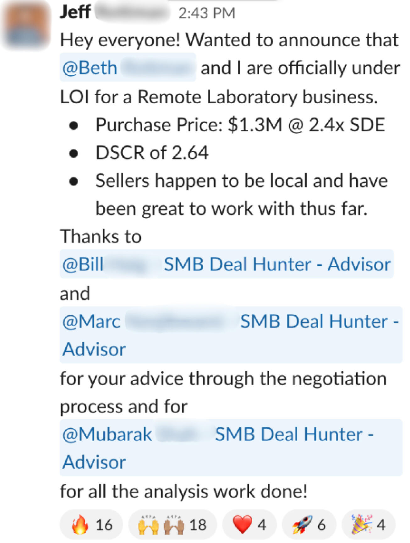 Jeff testimonial Jeff testimonial